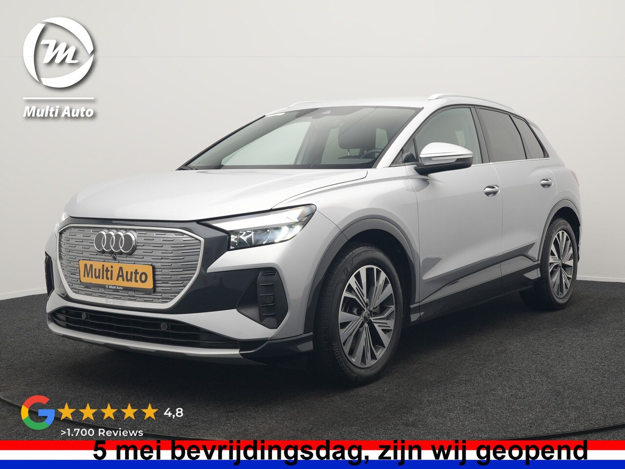 Audi Q4 e-tron - 50 quattro Advanced edition 77 kWh 300pk Dealer O.H. | Apple Carplay | Voorstoelen Verwarm - AutoWereld.nl