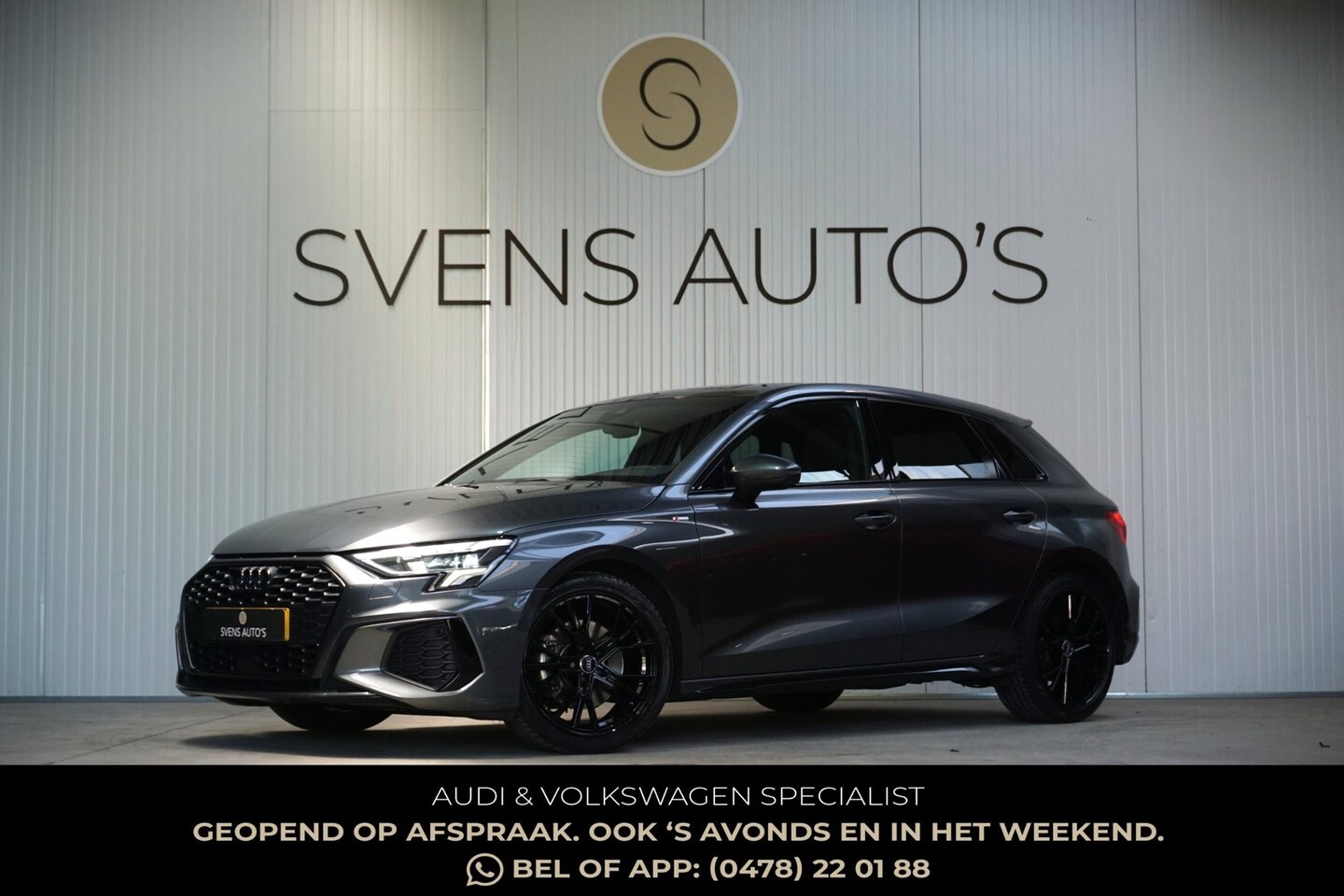Audi A3 Sportback - 35 TFSI S-Line Black Edition B&O|Carplay|Camera|Keyless - AutoWereld.nl