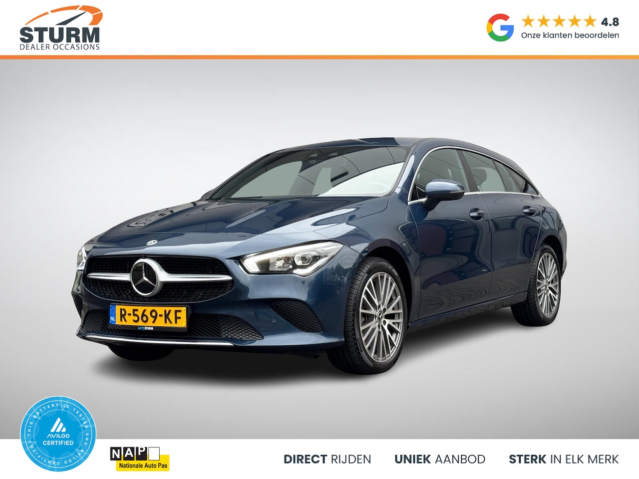 Mercedes-Benz CLA-klasse Shooting Brake - 250 e Luxury Line SoH 97% Rijassistentiepakket Plus, NL-Auto! - AutoWereld.nl