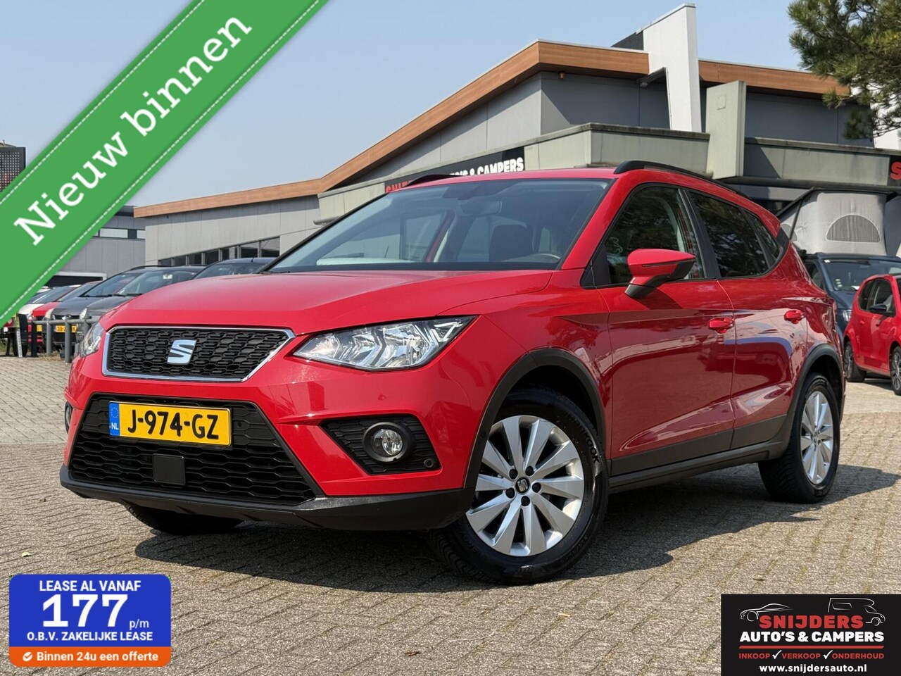 SEAT Arona - 1.0 TSI Camera carplay stoelverwarming PDC - AutoWereld.nl