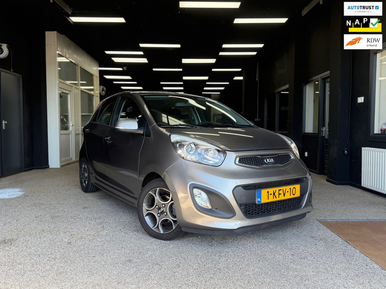 Kia Picanto - 1.0 CVVT Airco/5-DRS/Elektrische Ramen&Spiegels - AutoWereld.nl