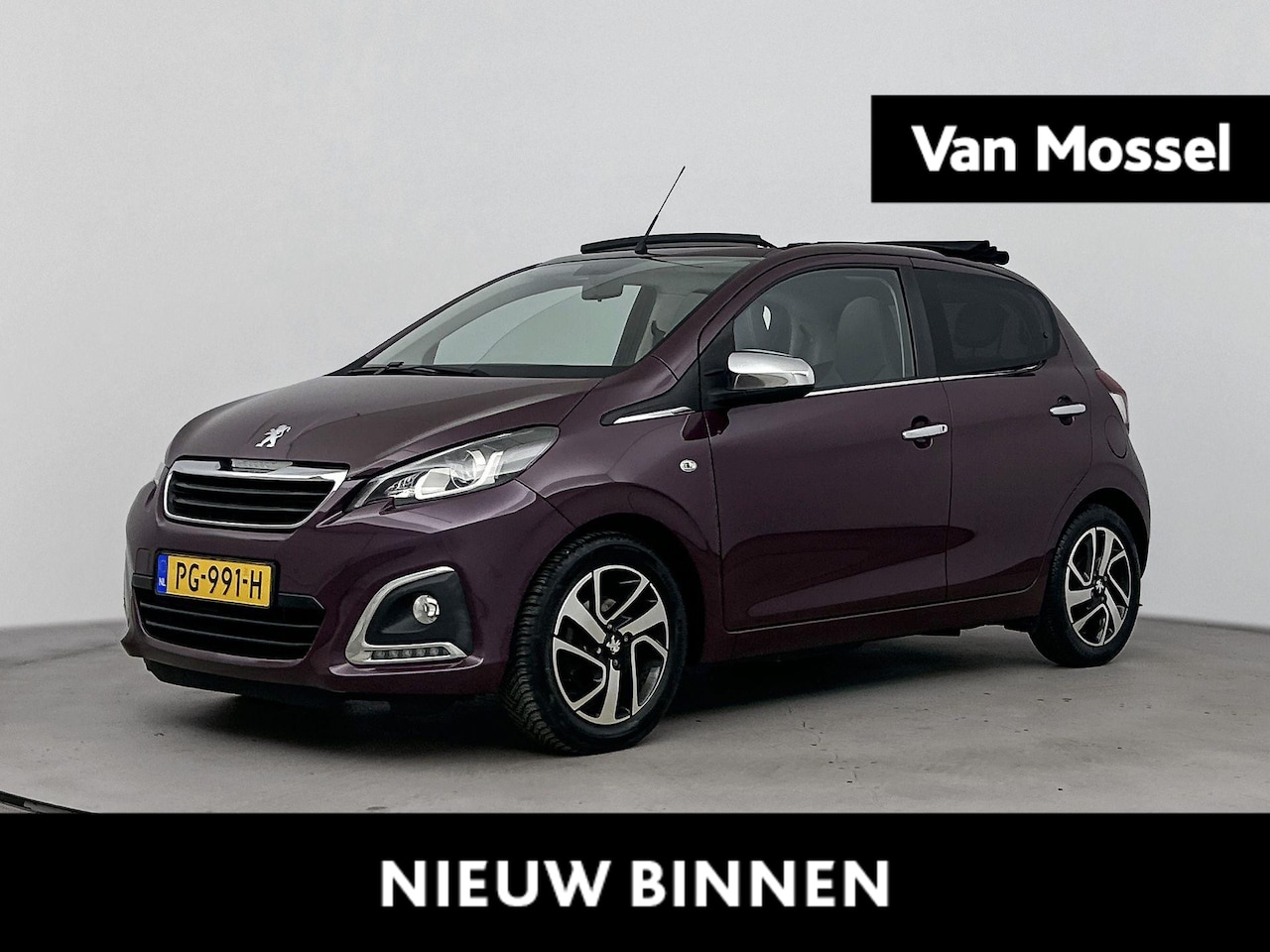 Peugeot 108 - 1.0 e-VTi Allure TOP! | Stoelverwarming | Cruise Control | Lederen bekleding | NAVI | lich - AutoWereld.nl