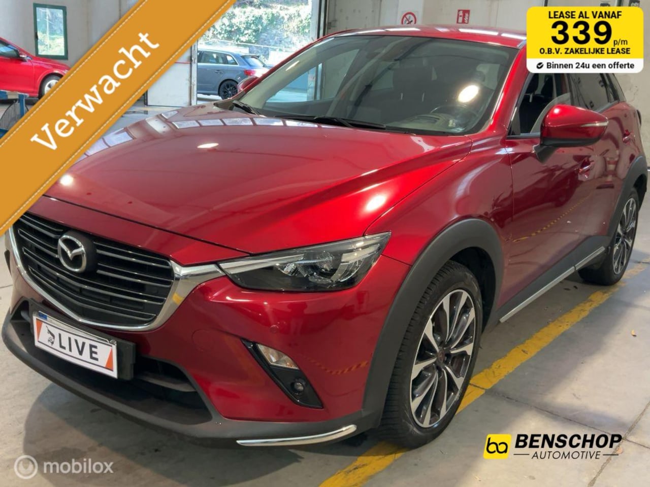 Mazda CX-3 - 2.0 SkyActiv-G 121 Luxury Navi Carplay HUD LED Camera Stoelverwarming - AutoWereld.nl