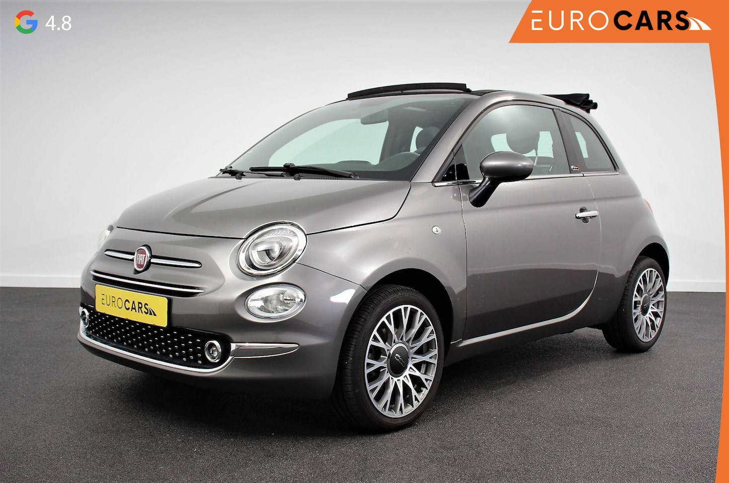 Fiat 500 C - 1.0 Hybrid Star Plus Leder Navigatie Digitale Cockpit Cruise Control Climate Control Licht - AutoWereld.nl