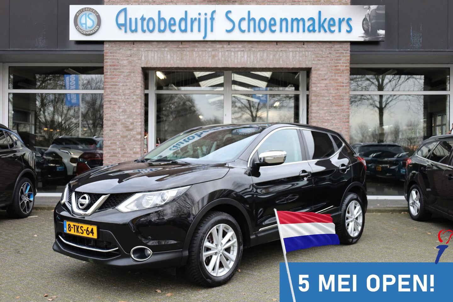 Nissan Qashqai - 1.2 Connect Edition TREKHAAK PANO CAMERA DAB NAVI CLIMA PDC 17"LMV CRUISE NAP - AutoWereld.nl