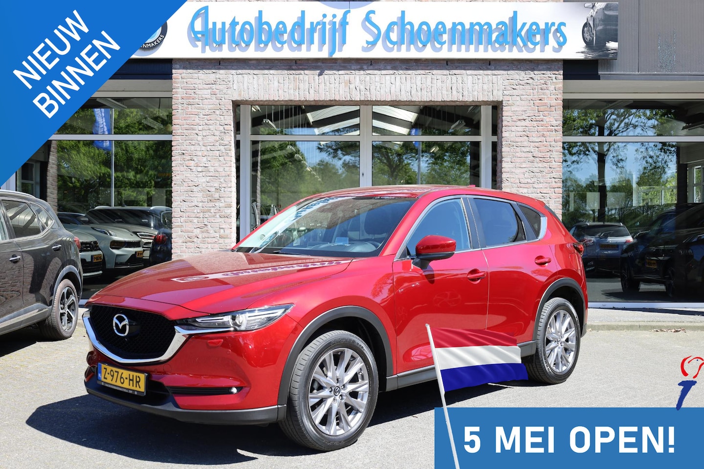 Mazda CX-5 - 2.0 SkyActiv-G 165 Sport Selected HUD CAMERA TREKHAAK 19"LMV ELEK.KLEP CARPLAY DAB STUUR/S - AutoWereld.nl