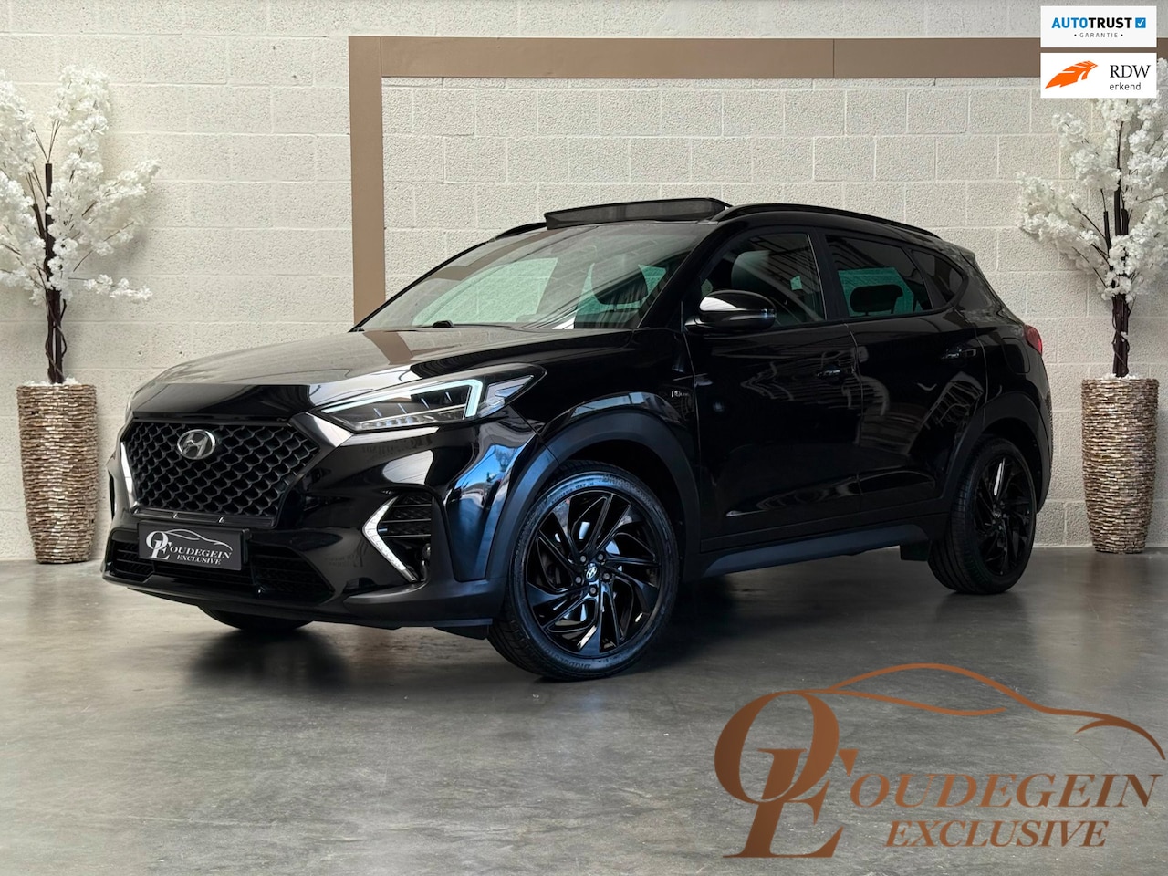 Hyundai Tucson - 1.6 T-GDI N-Line /Black Edition / Pano / Carplay / Alcantara / Camera / Cruise / Garantie - AutoWereld.nl