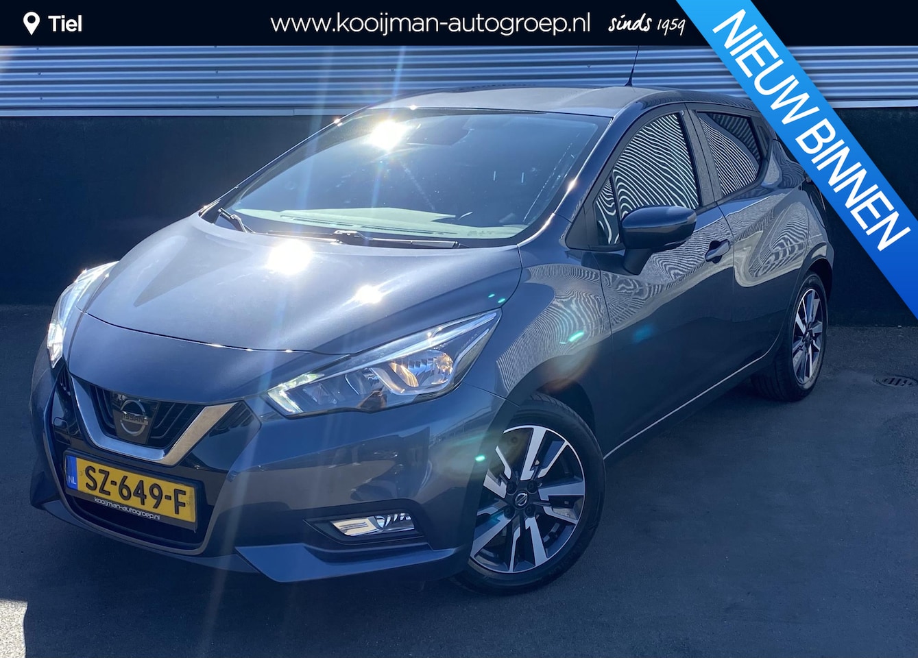 Nissan Micra - 0.9 IG-T N-Connecta Navigatie, parkeersensoren achter, cruise control, achteruitrij camera - AutoWereld.nl