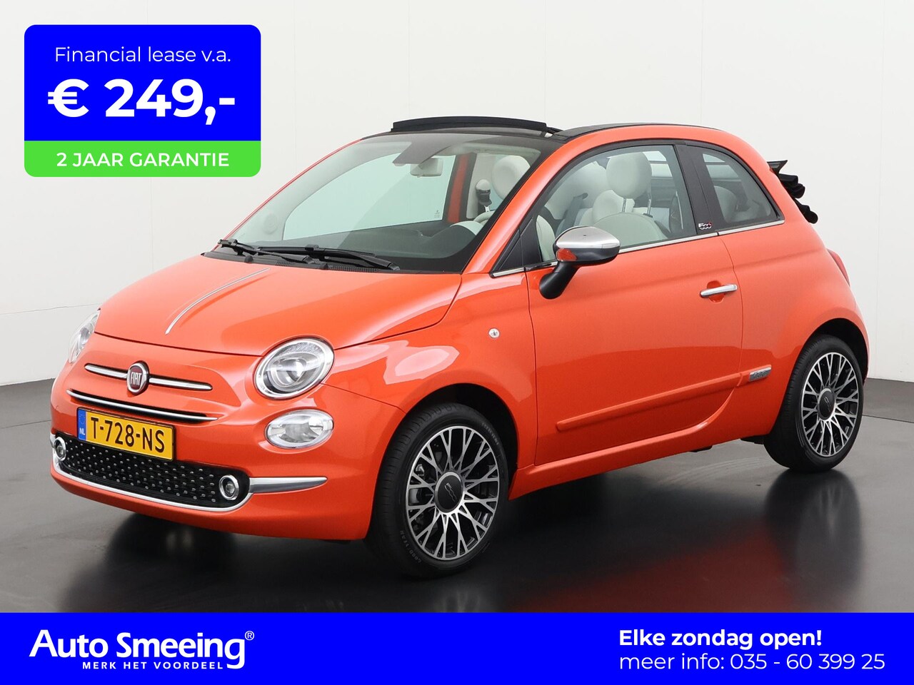 Fiat 500 C - 1.0 Hybrid Dolcevita | Zondag Open! - AutoWereld.nl