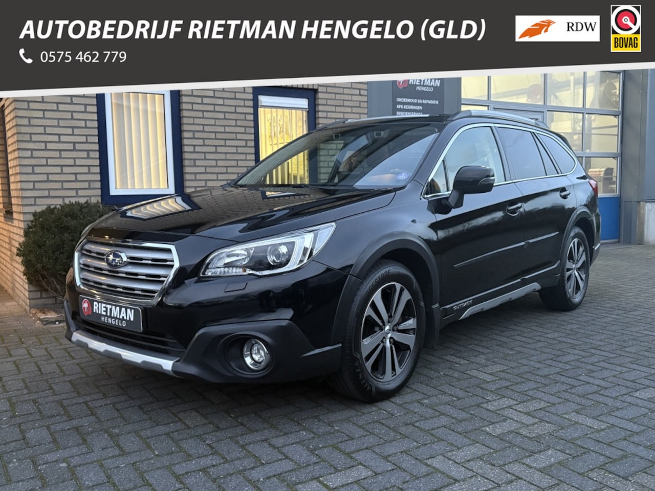 Subaru Outback - 2.5i Premium MEMORY-CARPLAY-PANO-STOELVERWRMNG-TREKHAAK - AutoWereld.nl
