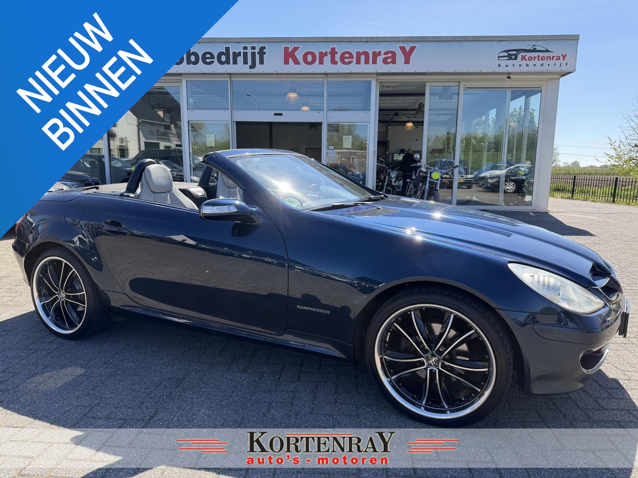 Mercedes-Benz SLK-klasse - 200 Kompressor Zeer nette auto,met navi,Airco cruise-control,  19" Sp Velgen, enz!! - AutoWereld.nl