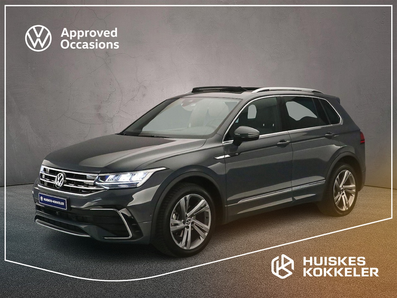 Volkswagen Tiguan - R-Line 1.5 TSI 150pk DSG Automaat Trekhaak, Panoramadak, Adaptive cruise control, Achterui - AutoWereld.nl