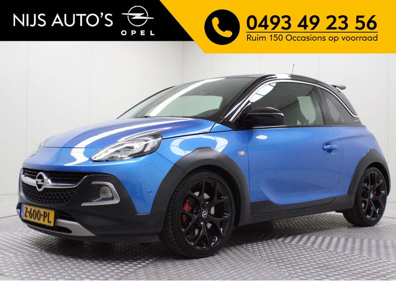 Opel ADAM - 1.4 Turbo Rocks S i lederen bekleding | climate control | pdc v/a | dode hoek | carplay | - AutoWereld.nl