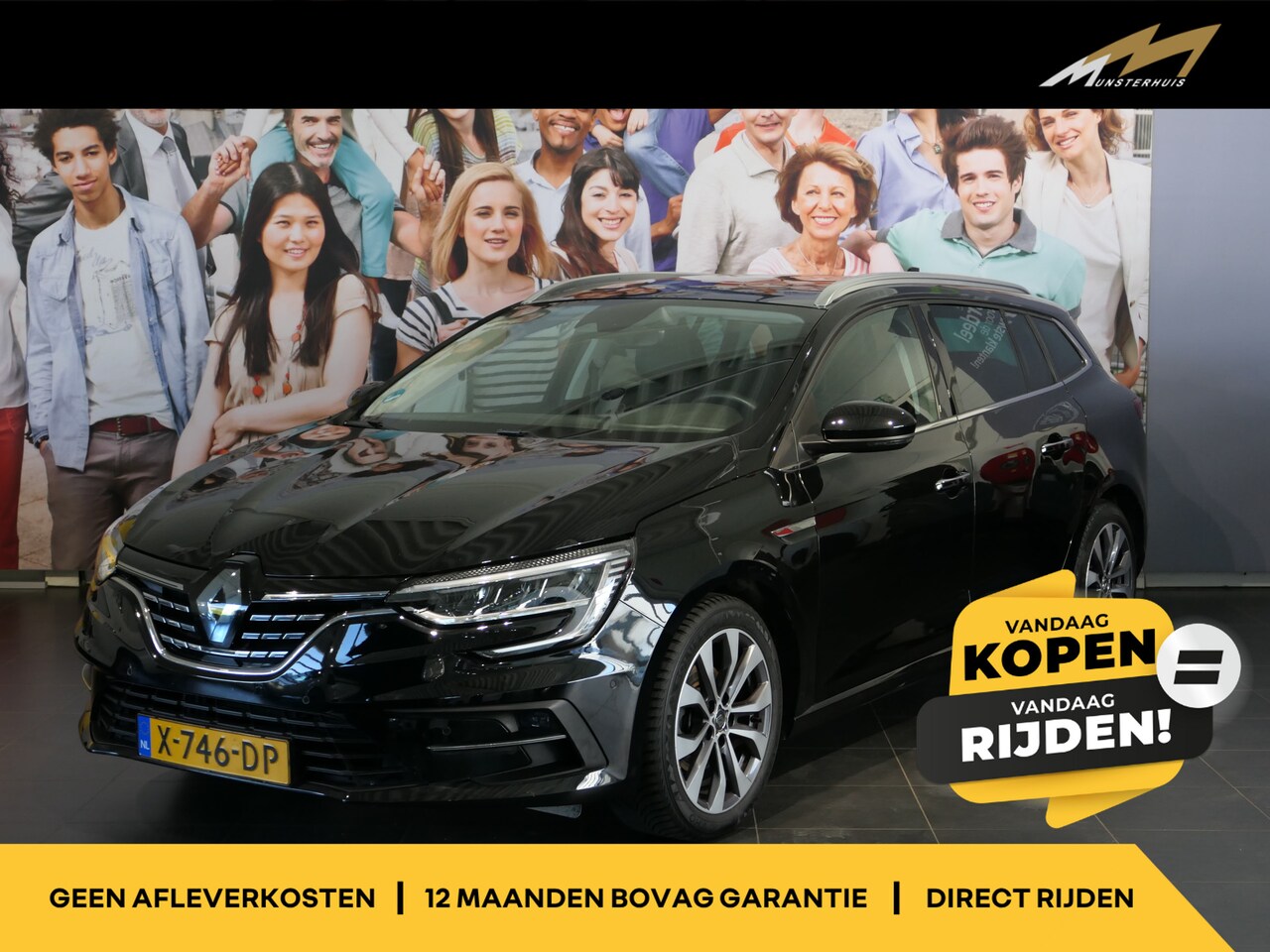 Renault Mégane Estate - 1.3 TCe 140 Techno - Trekhaak -  Dodehoek - Parkeerassistent - Uitparkeerwaarschuwing - Al - AutoWereld.nl