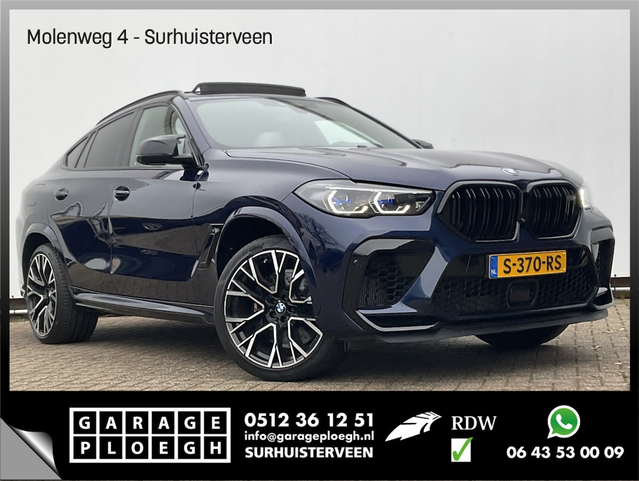 BMW X6 - M Competition 626PK BTW Bowers&Wilkins Tanzanite Nachtzicht Massage Stoelverw+Koeling BOMV - AutoWereld.nl