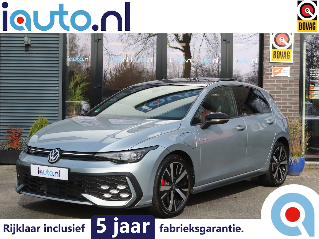 Volkswagen Golf - 1.5 eHybrid 272pk GTE Black Style Pano/Leder/IQ.Light/360/Headup/DCC/Keyless/Elek. stoel+m - AutoWereld.nl