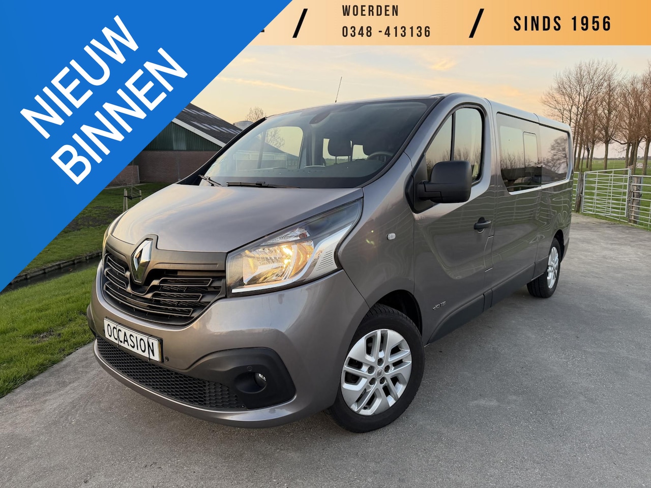Renault Trafic - 1.6 dCi T29 L2H1 DC Comfort 6-ZITS | MARGE | CRUISE | CAMERA | R-LINK | KETTING V.V. - AutoWereld.nl