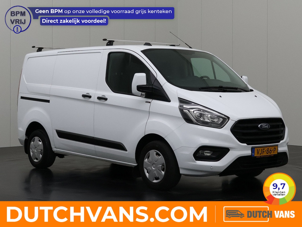 Ford Transit Custom - 2.0TDCI Trekhaak | Dakdragers | Airco | Cruise | Betimmering | 3-Zits - AutoWereld.nl
