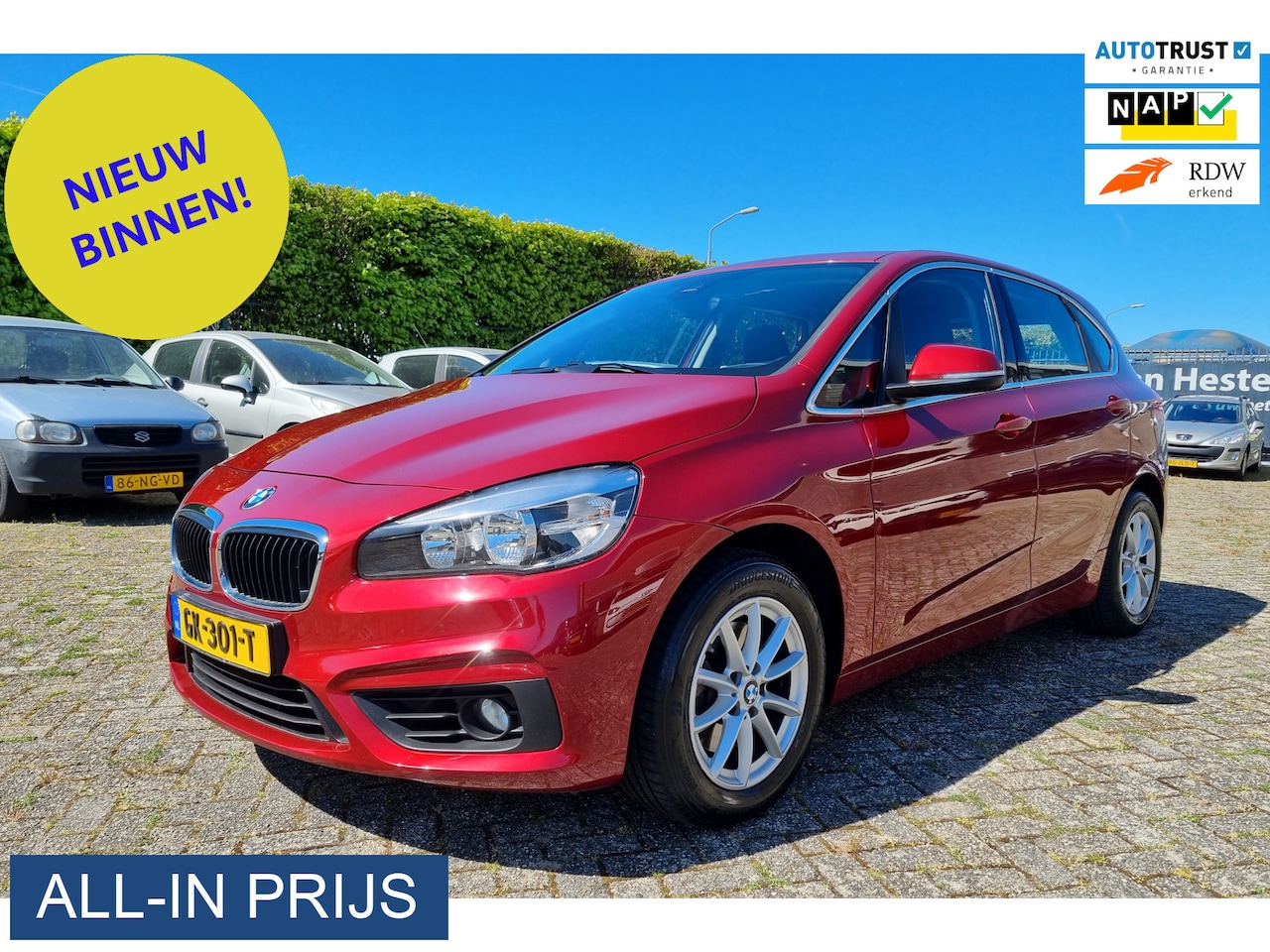 BMW 2-serie Active Tourer - 218i Essential ✅AUTOMAAT ✅MOOIE AUTO! - AutoWereld.nl