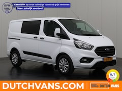 Ford Transit Custom - 2.0TDCI Dubbele Cabine | Marge | Trekhaak | Airco | Cruise | Betimmering