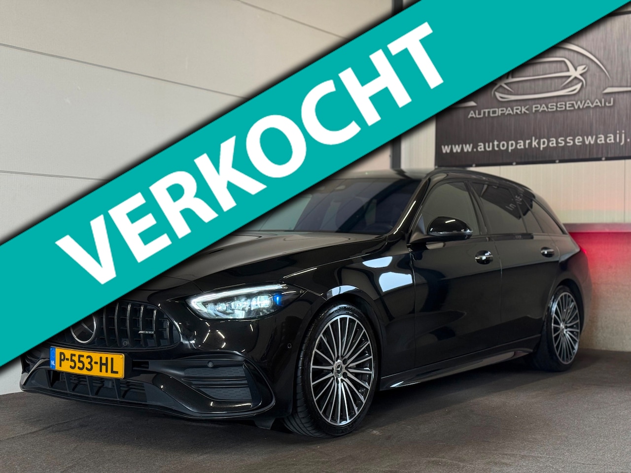 Mercedes-Benz C-klasse Estate - 200 AMG Launch Edition Pano, ACC, Sfeerverlichting, Laser, Head-Up Display, Elektrische St - AutoWereld.nl