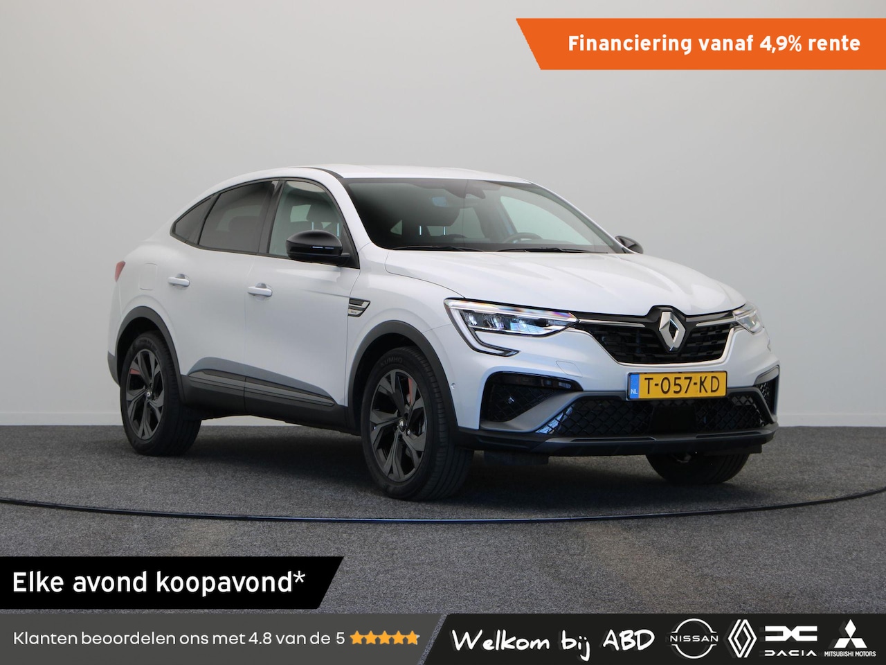 Renault Arkana - E-Tech Hybrid 145pk R.S. Line 1e Eigenaar | Dealeronderhouden | Stoel en stuur verwarming - AutoWereld.nl