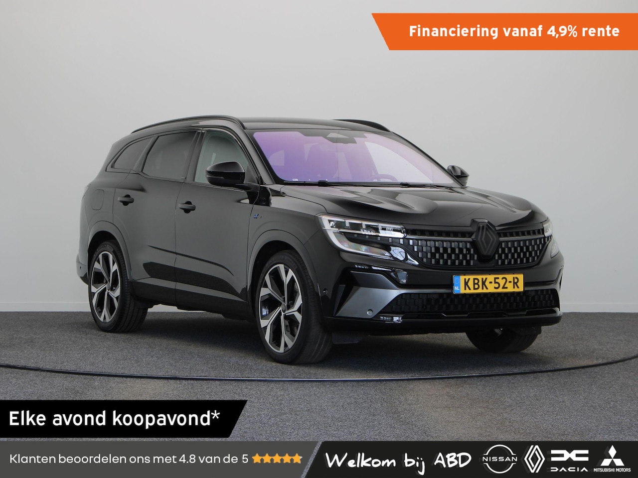 Renault Espace - E-Tech full hybrid 200 esprit Alpine 7p. | Elektrische achterklep | 4Control | Adaptieve c - AutoWereld.nl