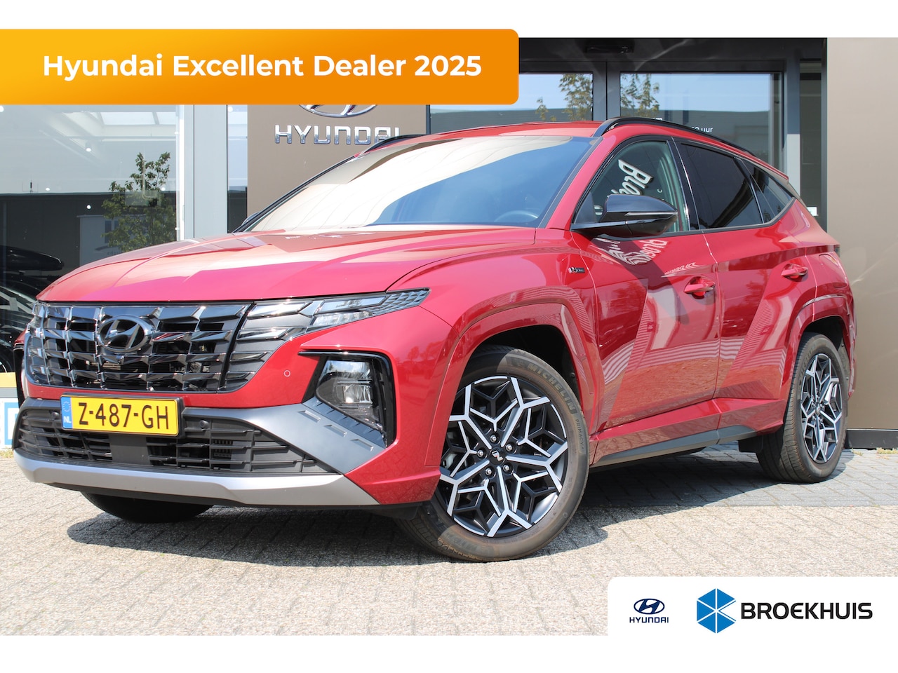 Hyundai Tucson - 1.6 T-GDI PHEV N Line 4WD 265pk | Cruise control adaptief met Stop&Go | Dodehoekdetectie m - AutoWereld.nl
