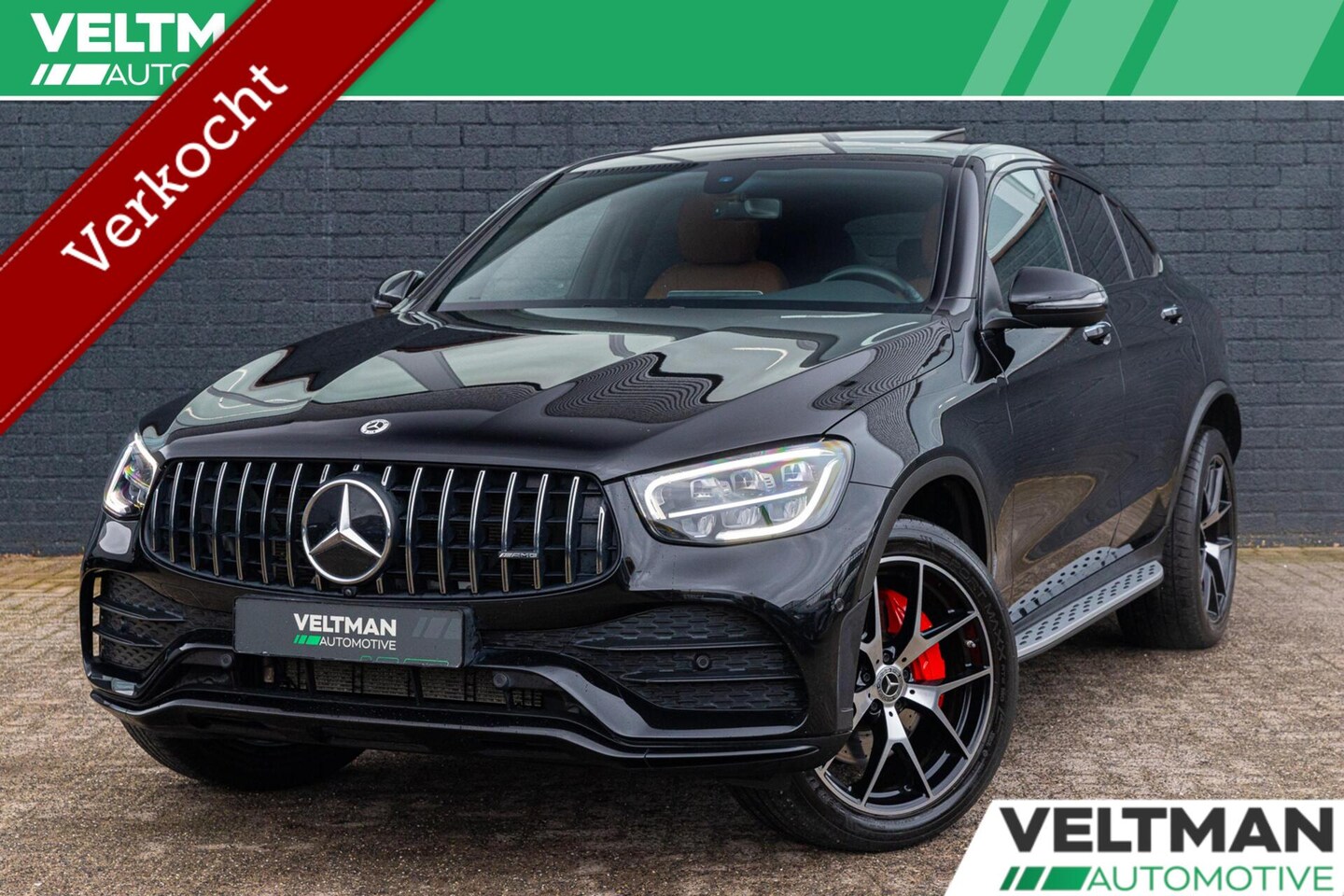 Mercedes-Benz GLC-klasse Coupé - 300e 4MATIC AMG LINE SCHUIFDAK DISTRONIC 20INCH CAMERA LEDER - AutoWereld.nl