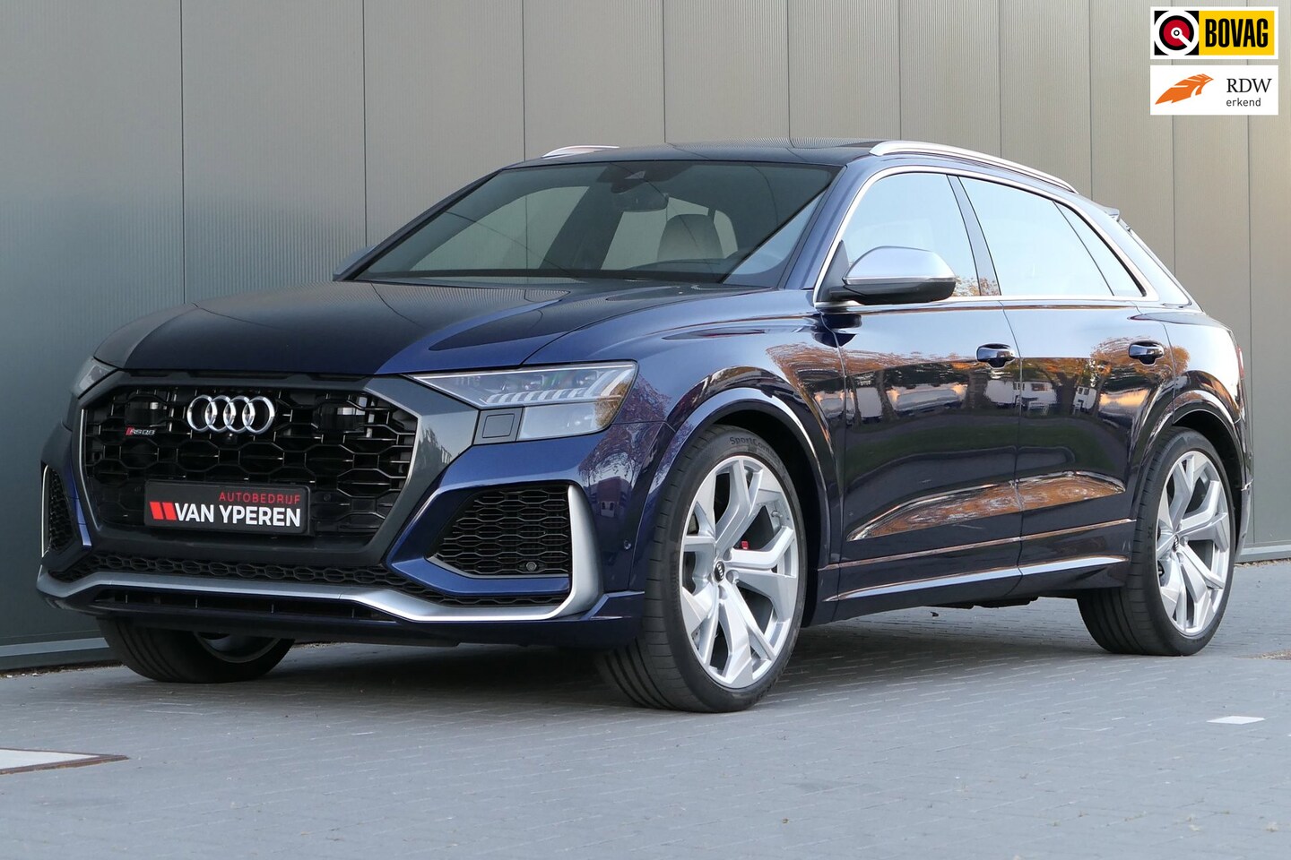 Audi Q8 - RSQ8 4.0 TFSI Quattro Pano B&O Advanced HUD Audi Exclusive leder ACC Keyless Softclose - AutoWereld.nl