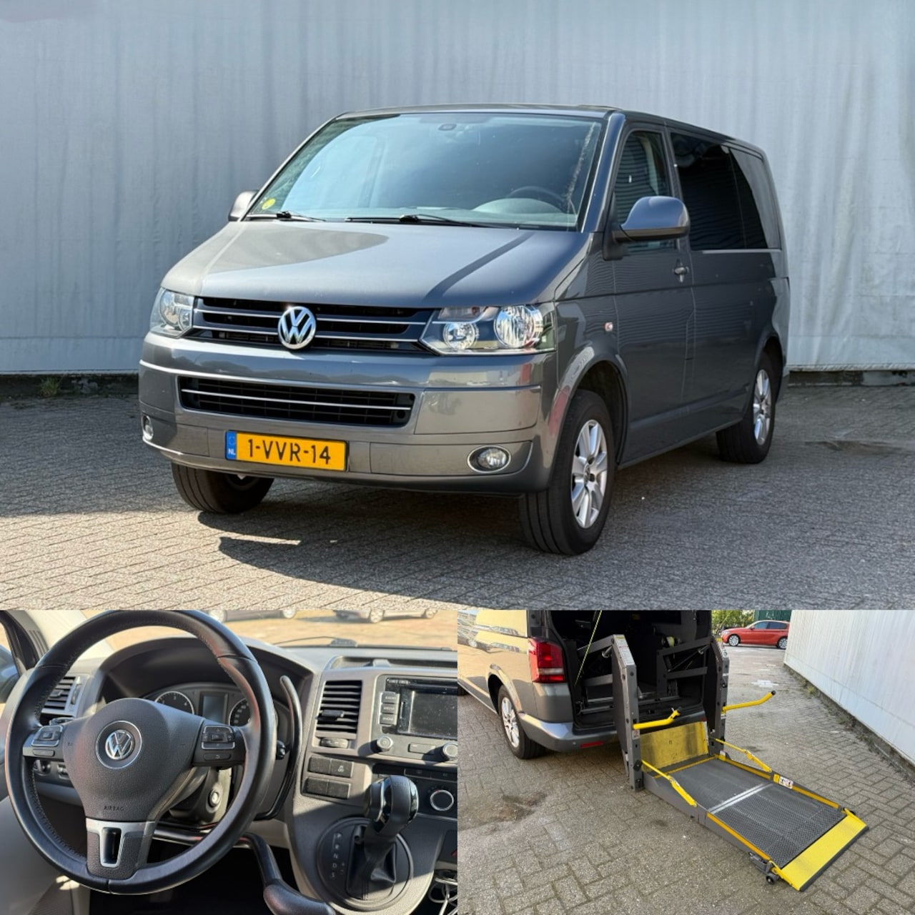 Volkswagen Transporter - 2.0 TDI AANGEPAST VOOR ROLSTOEL/ ZELFRIJDER - AutoWereld.nl
