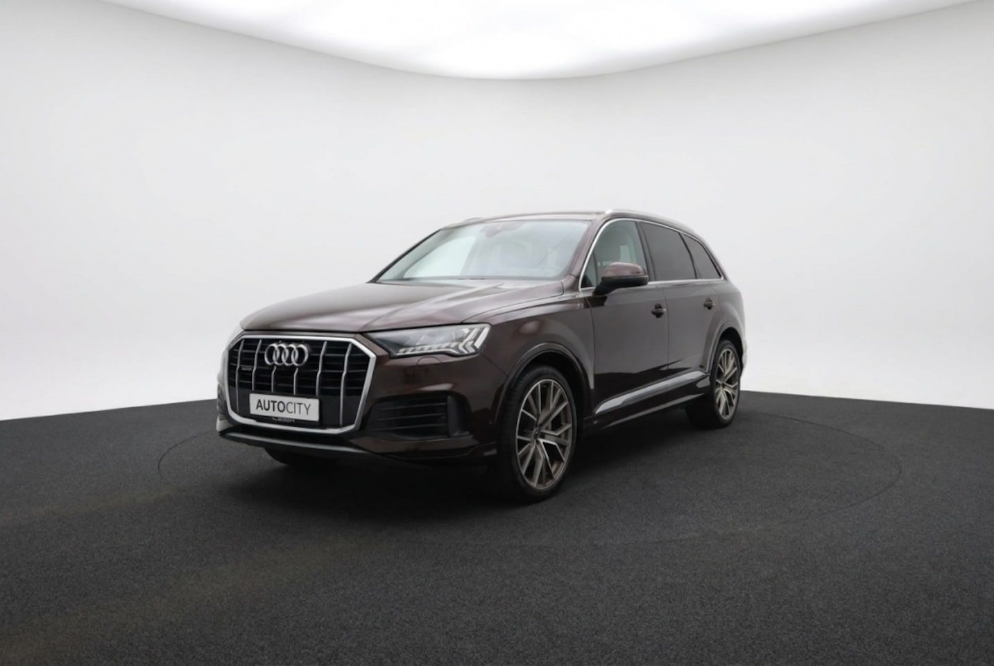 Audi Q7 - 55 TFSI e quattro S Line Velgen l Pano l Leder l Memory - AutoWereld.nl