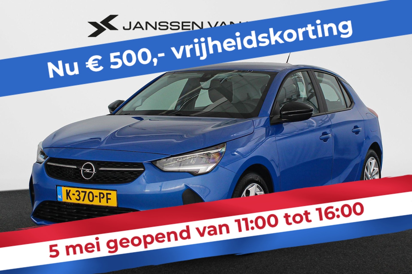 Opel Corsa - 1.2 Edition 100PK LED Koplampen Navigatie Airco 16" LMW - AutoWereld.nl