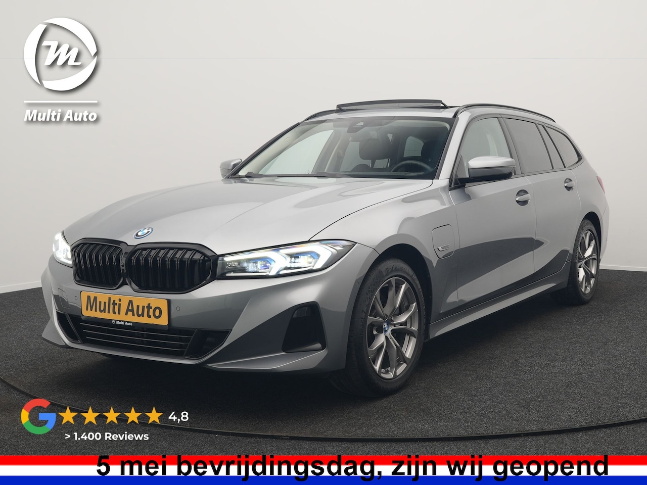 BMW 3-serie Touring - 320e Sportline FACELIFT PHEV Dealer O.H | Panodak | Widescreen Navi | Harman Kardon | Came - AutoWereld.nl