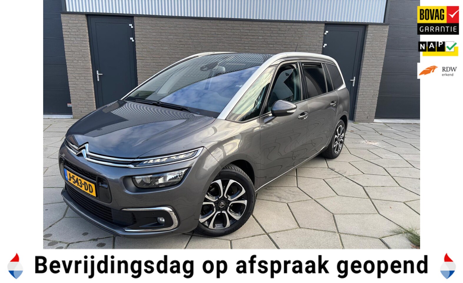 Citroën Grand C4 SpaceTourer - 1.2 P.T. Business | 7-Persoons |All-Season 4x| Pano voorruit|Camera| Dakrails en LED - AutoWereld.nl