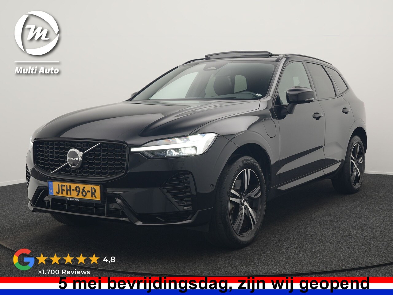 Volvo XC60 - T8 AWD Plus Dark LONG RANGE PHEV 456pk Dealer O.H | Panodak | 360 Camera | Adaptive Cruise - AutoWereld.nl