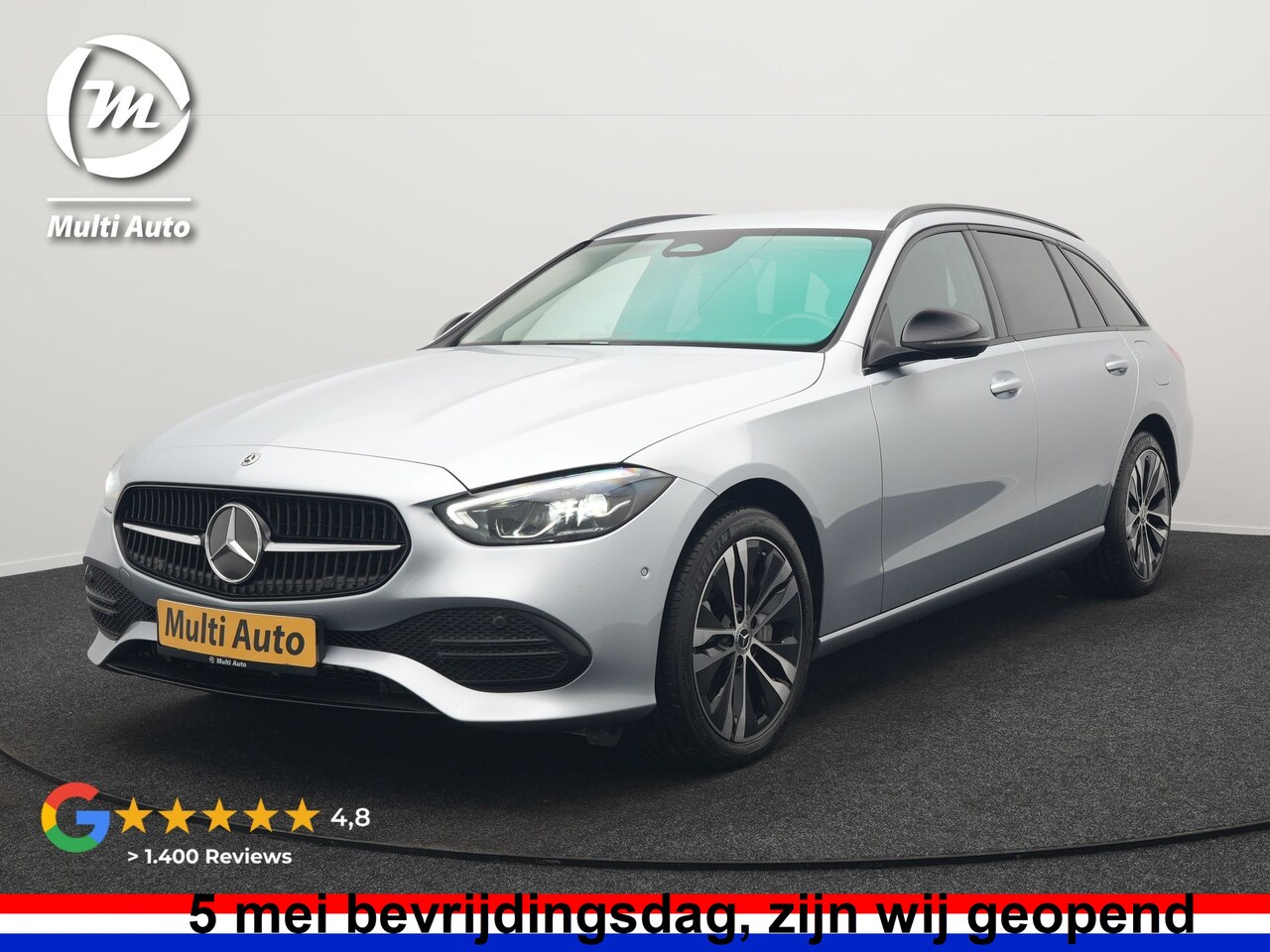 Mercedes-Benz C-klasse Estate - 300 e Avantgarde PHEV 313pk Dealer O.H. | Trekhaak Af Fabriek | Camera | Night Pakket | Sp - AutoWereld.nl
