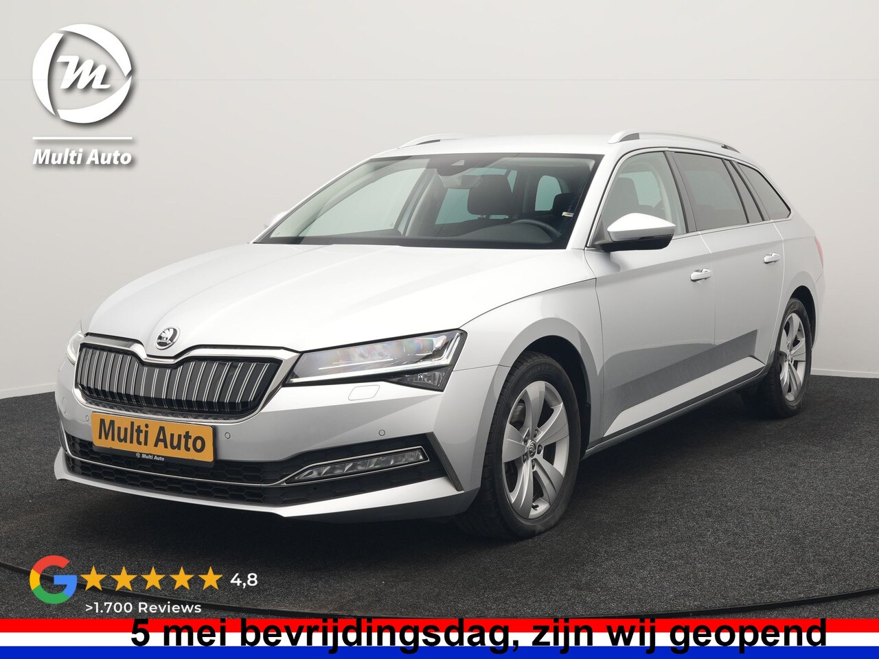 Skoda Superb Combi - 1.4 TSI iV Business Edition PHEV 218pk Dealer O.H. | Adaptive Cruise | Camera | Voorstoele - AutoWereld.nl