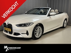 BMW 4-serie Cabrio - 420i High Executive 17"/Leder + memory/Stuur + stoelverwarming/Nekverwarming/Keyless/Camer