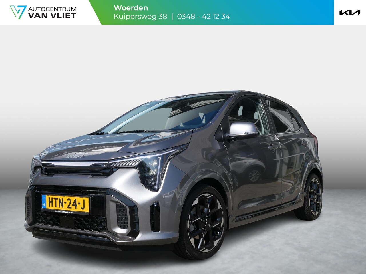 Kia Picanto - 1.0 DPI GT-Line | Stoel-Stuur verwarming | Schuif/kanteldak | 16''LM | - AutoWereld.nl