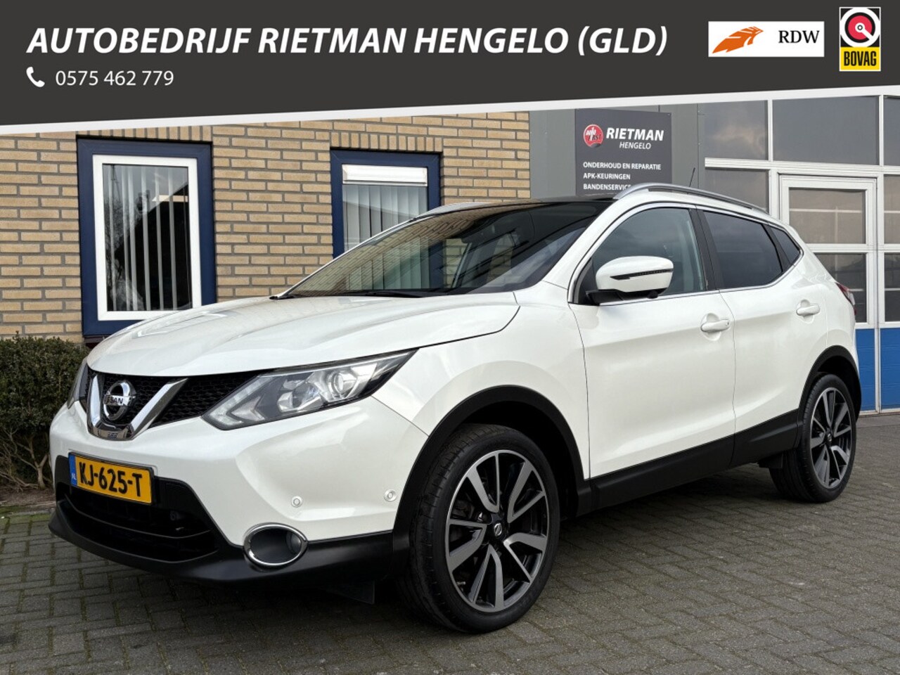 Nissan Qashqai - 1.2 Tekna PANO-CRUISE-TREKHAAK-STOELVERWARMING-CAMERA - AutoWereld.nl