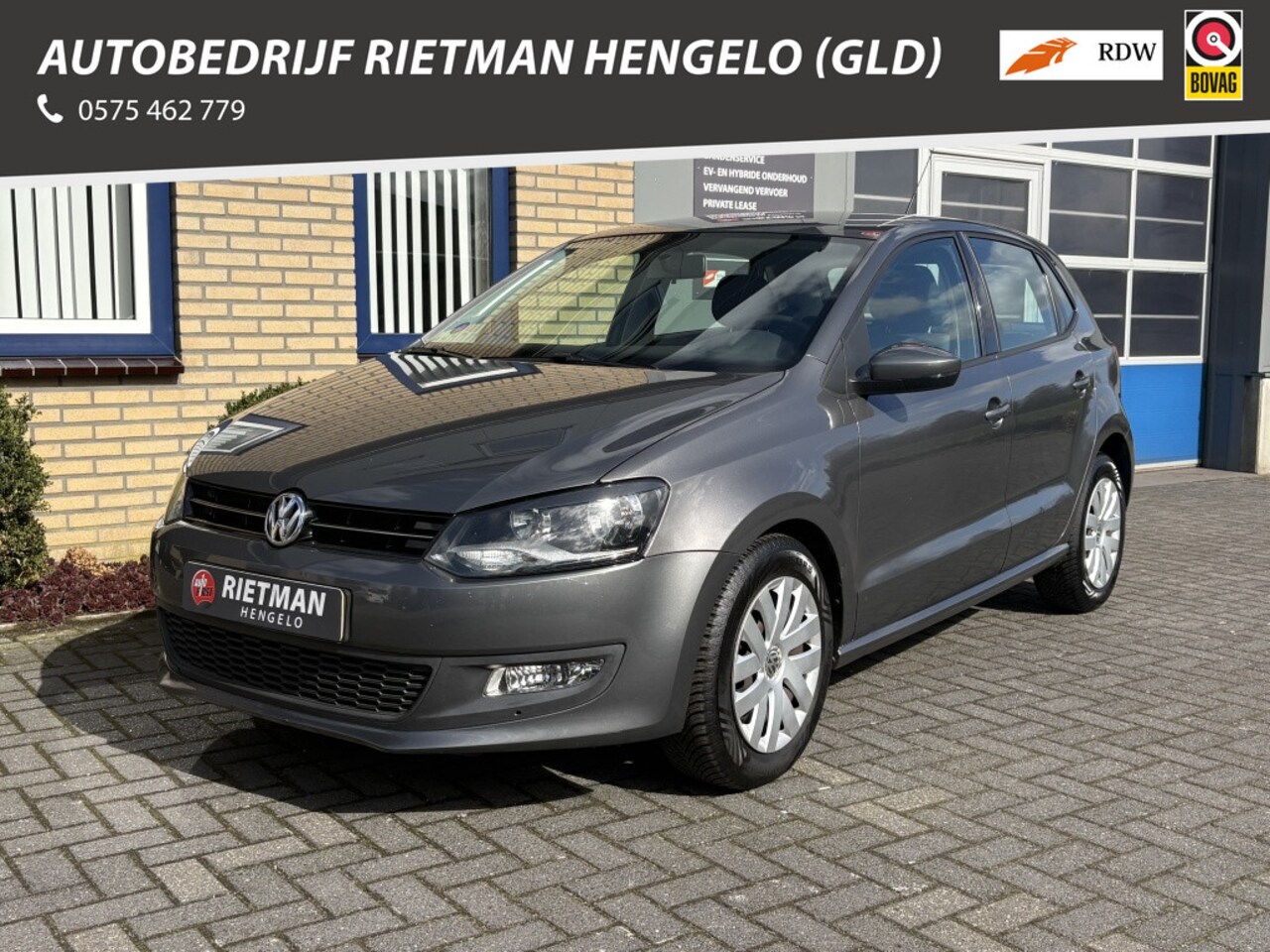 Volkswagen Polo - 1.2 TSI BlM. Comfl. BT-AIRCO-KETTING - ALLSEASON- RIJKLAAR!!! - AutoWereld.nl