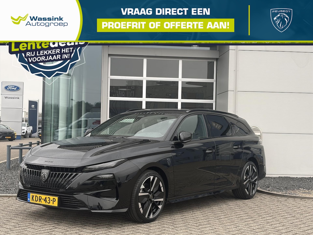 Peugeot 308 SW - Hybrid 145pk e-DCS6 GT | 360 Vision & Drive Assist Plus Pack | - AutoWereld.nl