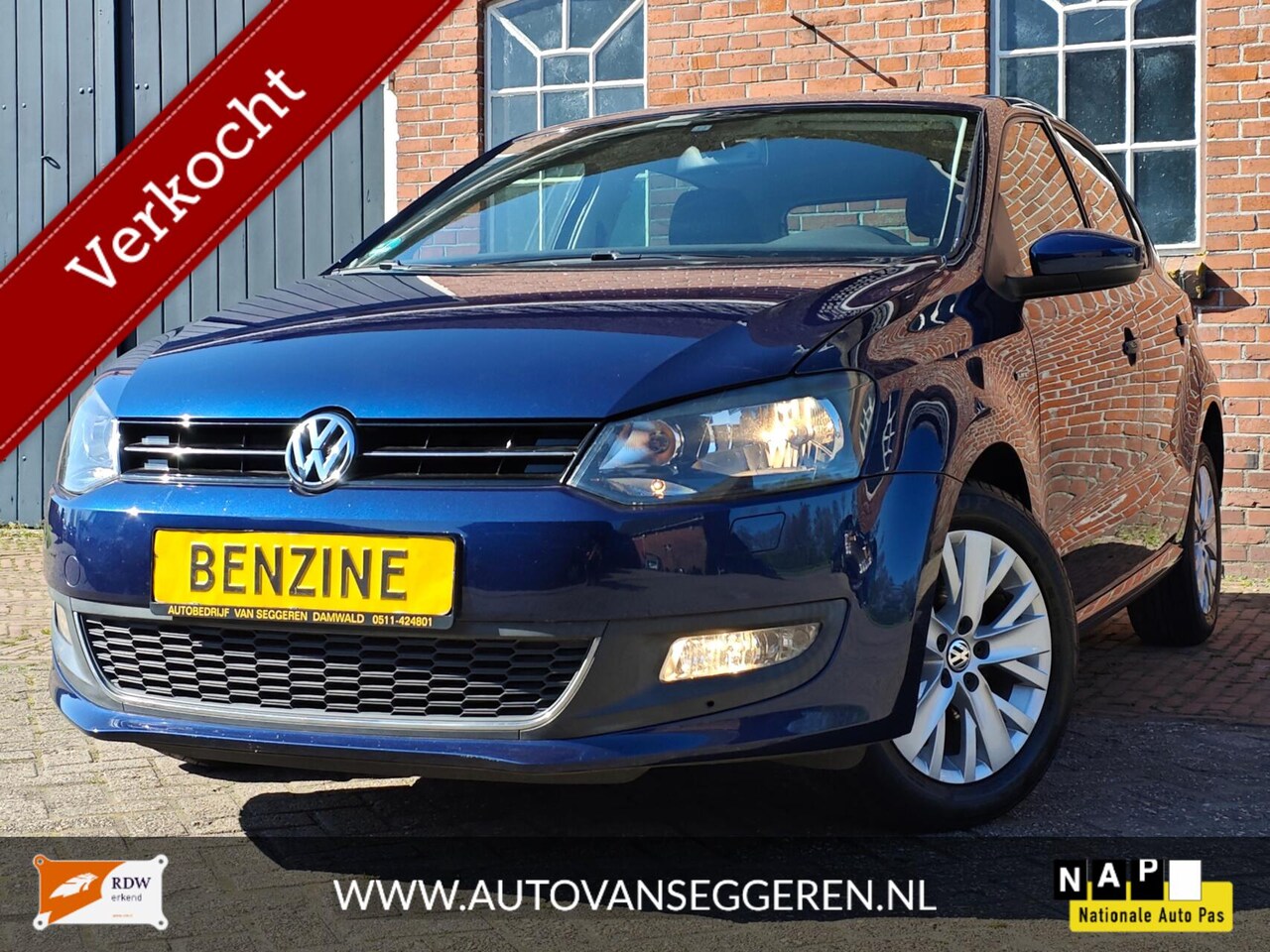 Volkswagen Polo - 1.2 Life - 85K KM / APK / Gar. / Cruise / Clima - AutoWereld.nl