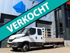 Iveco Daily - 35C18H 3.0 410 Dubbele Cabine Open Laadbak Luchtvering Navi Cruise Control 7-Persoons Leer