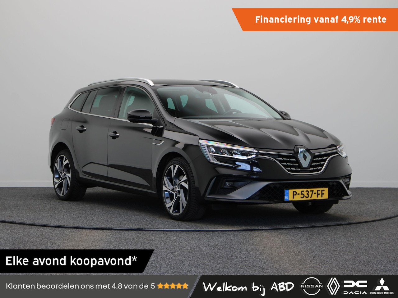 Renault Mégane Estate - TCe 140pk EDC RS Line | Trekhaak | Dealer onderhouden | Parkeersensoren voor en achter | A - AutoWereld.nl