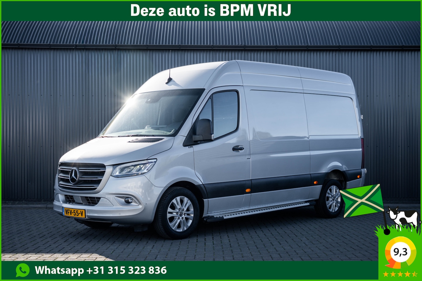 Mercedes-Benz Sprinter - 319 CDI L2H2 3.0V6 | ILS | Automaat | Camera | Mbux | Trekhaak | Climatronic - AutoWereld.nl