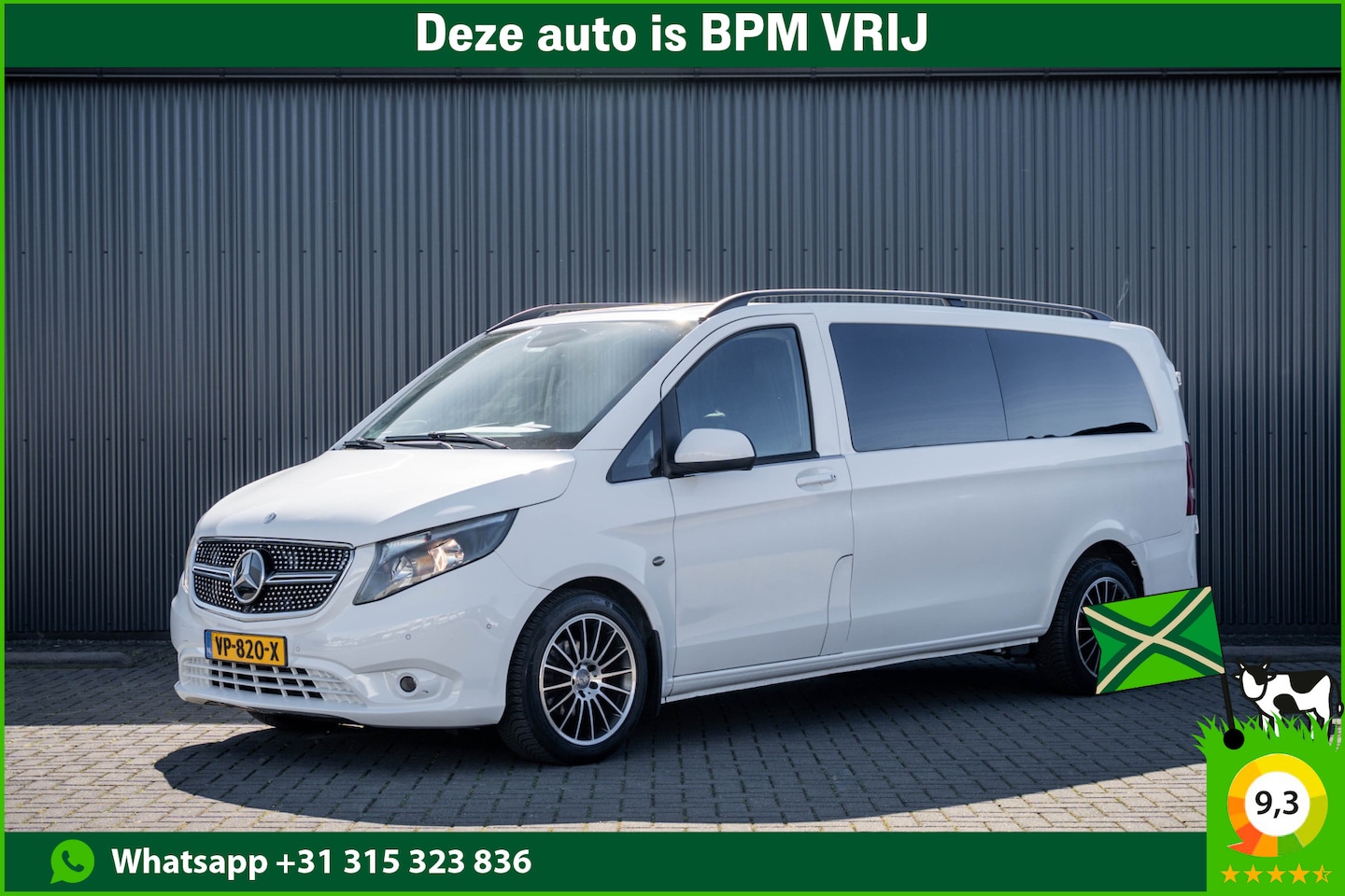 Mercedes-Benz Vito - 114 CDI L3H1 | Automaat | DC 5-Zits | X-Lang | Camera | PDC | Navi | Climatronic | Trekhaa - AutoWereld.nl