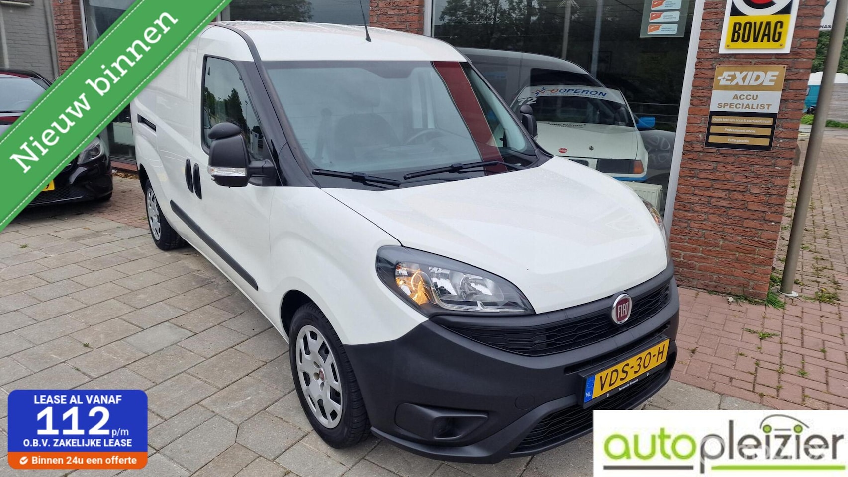 Fiat Doblò Cargo - 1.6 MJ L2H1 Maxi|camera|all-season|marge - AutoWereld.nl