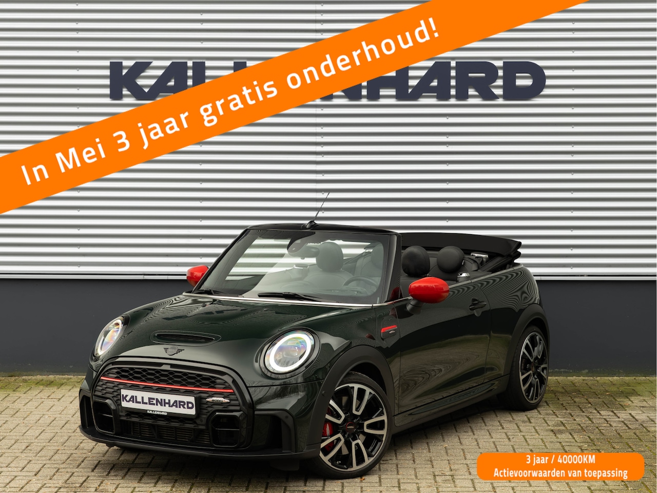 MINI Cabrio - Mini 2.0 John Cooper Works - Camera - Harman Kardon -Yours Leder - Head-Up - JCW - AutoWereld.nl